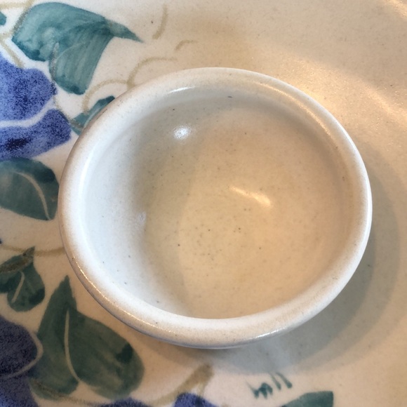 2006 Handmade Chatham Pottery stoneware serving tray- EUC! - Picture 3 of 5